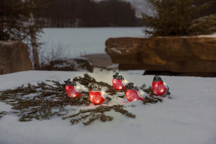 Ljusslinga Domherrar LED Konstsmide